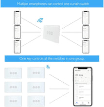 Carica l&#39;immagine nel visualizzatore di Gallery, LoraTap Interruttore WiFi per Tenda, Interruttore Tattile Controllo APP o Vocale di Alexa Echo e Google Home, Interruttore Timer Telecomando per 600W CA Persiane Avvolgibili e Tapparelle Motore