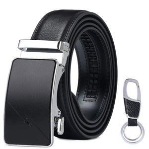 flintronic Cintura da Uomo in Pelle con Fibbia Automatica, Moda a... - Ilgrandebazar