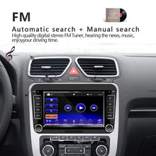 Carica l&#39;immagine nel visualizzatore di Gallery, Autoradio per VW CAMECHO Touch Screen capacitivo da 7 215 x 133 x 48 mm, noir - Ilgrandebazar