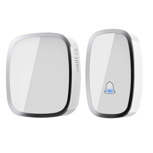 Campanello Senza Fili da Impermeabile Wireless Doorbell Con Raggio Bianco - Ilgrandebazar