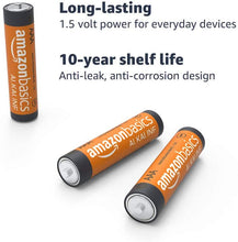 Carica l'immagine nel visualizzatore di Gallery, AmazonBasics - Batterie alcaline AAA 1.5 Volt, Performance, confezione da 36 (l’aspetto potrebbe variare dall’immagine)