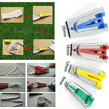 Carica l'immagine nel visualizzatore di Gallery, Bias Tape Maker Kit di strumenti per cucire tessuto trapuntato punteruolo e...
