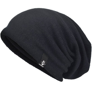 VECRY Uomo Berretti in Maglia Cappellini Skull Cotton Slouch Beanie...