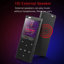 Carica l&#39;immagine nel visualizzatore di Gallery, Lettore MP3 da 16 GB con Bluetooth 4.2, SUPEREYE Audio digitale portatile Lossless Sound lettore musicale, con radio FM/Registratore Vocale, supporto espandibile fino a 64G, cuffie incluse…