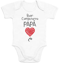 Carica l&#39;immagine nel visualizzatore di Gallery, Shirtgeil Buon Compleanno papà - Idea Regalo per Padre e Neonato Body... - Ilgrandebazar