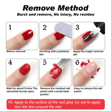 Carica l&#39;immagine nel visualizzatore di Gallery, (2 Pezzi) Nail Polish Remover, Magic Soak Off Gel, Quick and Safe, Rimuove... - Ilgrandebazar