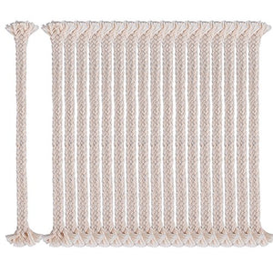 (Dia.7mm) 50 Pezzi 15cm Stoppino per Lampada Olio Alcool Stoppini in Cotone...