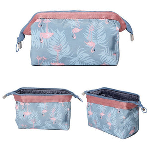 WayOuter Pochette Cosmetici Borsa Beauty Case Trousse Make up Flamingo - Ilgrandebazar