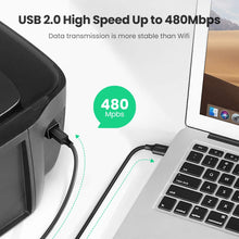 Carica l&#39;immagine nel visualizzatore di Gallery, UGREEN Cavo Stampante USB 2.0, Maschio A B Placcato in 1.5M - Ilgrandebazar