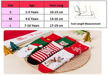 Carica l'immagine nel visualizzatore di Gallery, Yafane 6 Paia Calze di Natale Bambini Calzini Bambino Calze Natale Calzino di Spessi Cotone Caldo Inverno Unisex di Regali per Ragazze Ragazzo 1-10 Anni