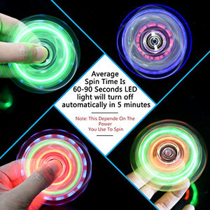 Quimat Fidget Spinner Hand Mano Luce LED UP Giocattoli da Dita edc... - Ilgrandebazar