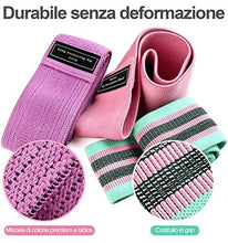 Carica l&#39;immagine nel visualizzatore di Gallery, Fascia elastica per il fitness, set di cinturini la resistenza dell&#39;anca...
