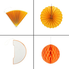 Carica l&#39;immagine nel visualizzatore di Gallery, GoFriend, decorazione per festa, 10 pezzi, in carta colorata, a viola - Ilgrandebazar