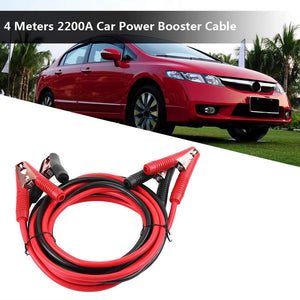 Qiilu Auto Cavi avviamento, 4 metri 2200A jumper batteria di emergenza...