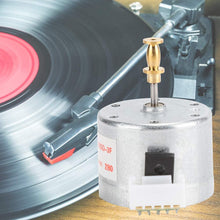 Carica l&#39;immagine nel visualizzatore di Gallery, ASHATA Motore per Giradischi, Motore per Giradischi con registratore in Vinile con Spazzola a 3 velocità DC 12V, con Foro di Montaggio da 25 mm e velocità di Rotazione 78 Giri,Robusto e Durevole
