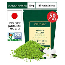Carica l&#39;immagine nel visualizzatore di Gallery, VAHDAM, tè verde alla vaniglia matcha | Polvere di 100% origine... - Ilgrandebazar