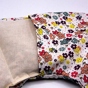 Cuscino termico cervicale con noccioli di ciliegia"Primavera" 36 x 32 cm -... - Ilgrandebazar
