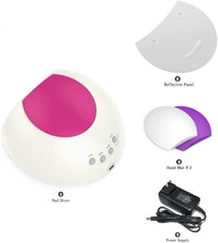 Carica l&#39;immagine nel visualizzatore di Gallery, SUNUV SUN2C Lampada Unghie UV LED da 48W Manicure/Pedicure LED per Smalti in Gel,in Automatico Sensore Lampada LED unghie per LED UV Professionale per Manicure Sensore con 4 Timer Preimpostati