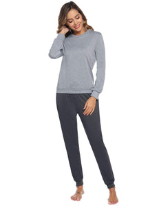 Aibrou Pigiama Donna, Lungo Donna Invernale, Pigiami Cotone Donna... - Ilgrandebazar