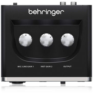 Behringer U-PHORIA UM2  2 x 2 interfacce audio USB 2.0 Nero - Ilgrandebazar