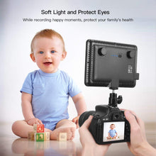 Carica l&#39;immagine nel visualizzatore di Gallery, RALENO Pannello di Dlluminazione Video LED, Batteria Integrata da 5000mAh,... - Ilgrandebazar