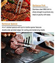 Carica l'immagine nel visualizzatore di Gallery, grilljoy Ensemble Barbecue, 24 pcs Accessori in Acciaio Inox acciaio/inox