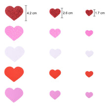 Carica l&#39;immagine nel visualizzatore di Gallery, MIAHART 300 Pezzi Adesivi in   Schiuma a Cuore Glitterati Style 3 - Ilgrandebazar