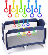 Carica l'immagine nel visualizzatore di Gallery, Rovtop 10 Pezzi Anelli Box Bambini, Anelli per Culla e Lettino, Aiuta il Bambino a Imparare a Stare in Piedi (Taglia grande)