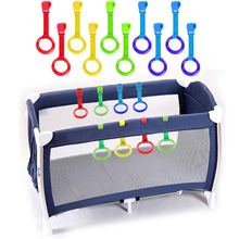 Carica l&#39;immagine nel visualizzatore di Gallery, Rovtop 10 Pezzi Anelli Box Bambini, per Culla 9 CM di Diametro, Verde - Ilgrandebazar