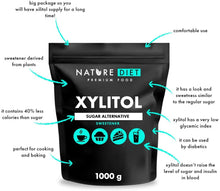 Carica l'immagine nel visualizzatore di Gallery, Nature Diet Xilitolo - 1 kg 1000 g (Confezione da 1)