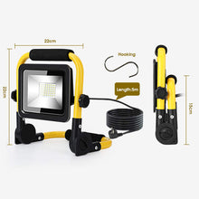 Carica l&#39;immagine nel visualizzatore di Gallery, Faretto LED Portatile 50W, Ultra Luminoso da Cantiere 4500lm, 3... - Ilgrandebazar