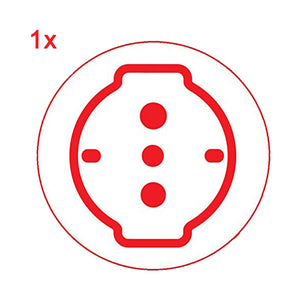 EXTRASTAR Set 4 Adattatori da Schuko a Spina presa- 4 Pezzi, Bianco - Ilgrandebazar