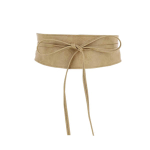 FASHIONGEN - cintura di finta pelle Obi MICA - Cammello, S-M - Ilgrandebazar