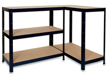 Carica l'immagine nel visualizzatore di Gallery, The Shopfitting Shop Heavy Duty 5 Livello Boltless Garage 1800X900X400, Black - Ilgrandebazar