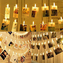 Carica l&#39;immagine nel visualizzatore di Gallery, Zorara Luci Led per Clip Foto, 6M 40 LED Foto Stringa Illuminazione,...