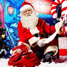 Carica l&#39;immagine nel visualizzatore di Gallery, MUOIVG Maschera Babbo Natale, Natale Babbo Maschera Latex Santa Claus, Christmas barba Rosso Cappello for Xmas Costume, Masquerade, Cosplay, Babbo Natale Maschera Uomo per Adulti
