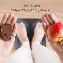 Carica l&#39;immagine nel visualizzatore di Gallery, Bilancia Pesa Persona Digitale Bilancia Pesapersone Impedenziometrica Intelligente Wireless per IOS e Android Integrata con 13 Indici di Misurazione Massa Grassa, Massa Magra e Metabolismo Basale