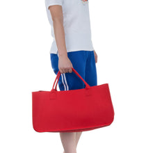 Carica l&#39;immagine nel visualizzatore di Gallery, WolinTek sac en Feutre Cestino in Feltro, Borsa Portalegna Camino Legno Rosso