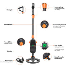 Carica l'immagine nel visualizzatore di Gallery, HUKOER Metal Detector Portatile Leggero per Bambini, Sensibilità Regolabile... - Ilgrandebazar