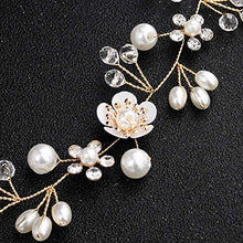 Carica l&#39;immagine nel visualizzatore di Gallery, INTVN Copricapo da sposa Fiori Perle Strass Fascia per Capelli Accessori per... - Ilgrandebazar