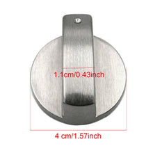 Carica l&#39;immagine nel visualizzatore di Gallery, Gosear 4 pz Metallo 6mm Universale Argento Gas Stufa Controllo 6mm, 4pz A - Ilgrandebazar