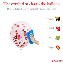 Carica l&#39;immagine nel visualizzatore di Gallery, Kit Romantico, Love XXL Rosso, 6 Palloncini a Forma di Cuore Rossi, Set - Ilgrandebazar