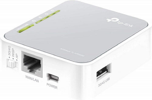 TP-Link TL-MR3020 Router Portatile N150+3G/4G+1 Porta Fast Ethernet, Bianco - Ilgrandebazar