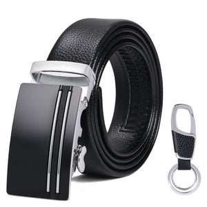 flintronic Cintura da Uomo in Pelle con Fibbia Automatica, Moda a... - Ilgrandebazar