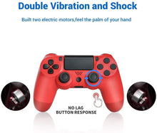 Carica l&#39;immagine nel visualizzatore di Gallery, Evaliss PS4 Controller, Wireless Gamepad Controller for Playstation 4 Red