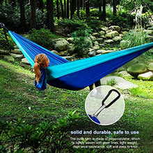 Carica l&#39;immagine nel visualizzatore di Gallery, Sooair Amaca da Campeggio, Viaggio carico 300 kg, 260 x140 cm, Blu