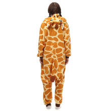 Carica l&#39;immagine nel visualizzatore di Gallery, Pigiama Adulti Animali Cosplay Costume S :146-159cm (4&#39;9 &quot;-5&#39;2&quot;), Marrone-48