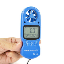 Carica l&#39;immagine nel visualizzatore di Gallery, Ehdis® 3 in 1 Handy Anemometro Digitale LCD Wind Meter di Temperatura del... - Ilgrandebazar