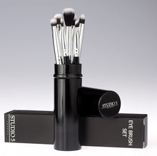 Carica l&#39;immagine nel visualizzatore di Gallery, Set Pennelli Occhi Essenziali by Impora London/Travel 7 Compact Eye Brush - Ilgrandebazar