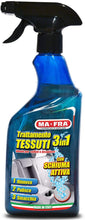 Carica l'immagine nel visualizzatore di Gallery, Mafra, Trattamento 3in1 Tessuti, Deterge e Smacchia Tessuti Delicati, Velluti e Alcantara, Rinnova i Colori e Dona una Fresca Nota di Profumo, Formato 500ml